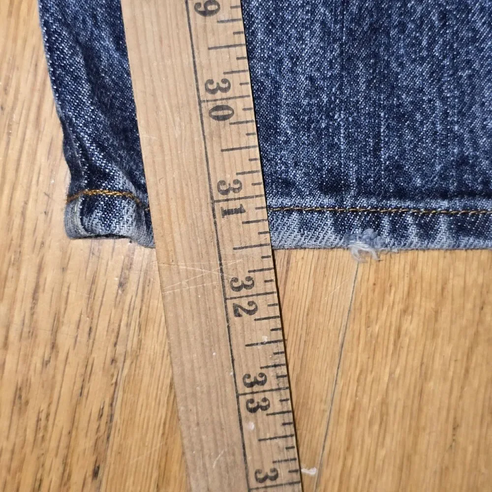 Diesel Jeans Mens 34x32 Straight Leg Blue Denim Sparker Made in Italy